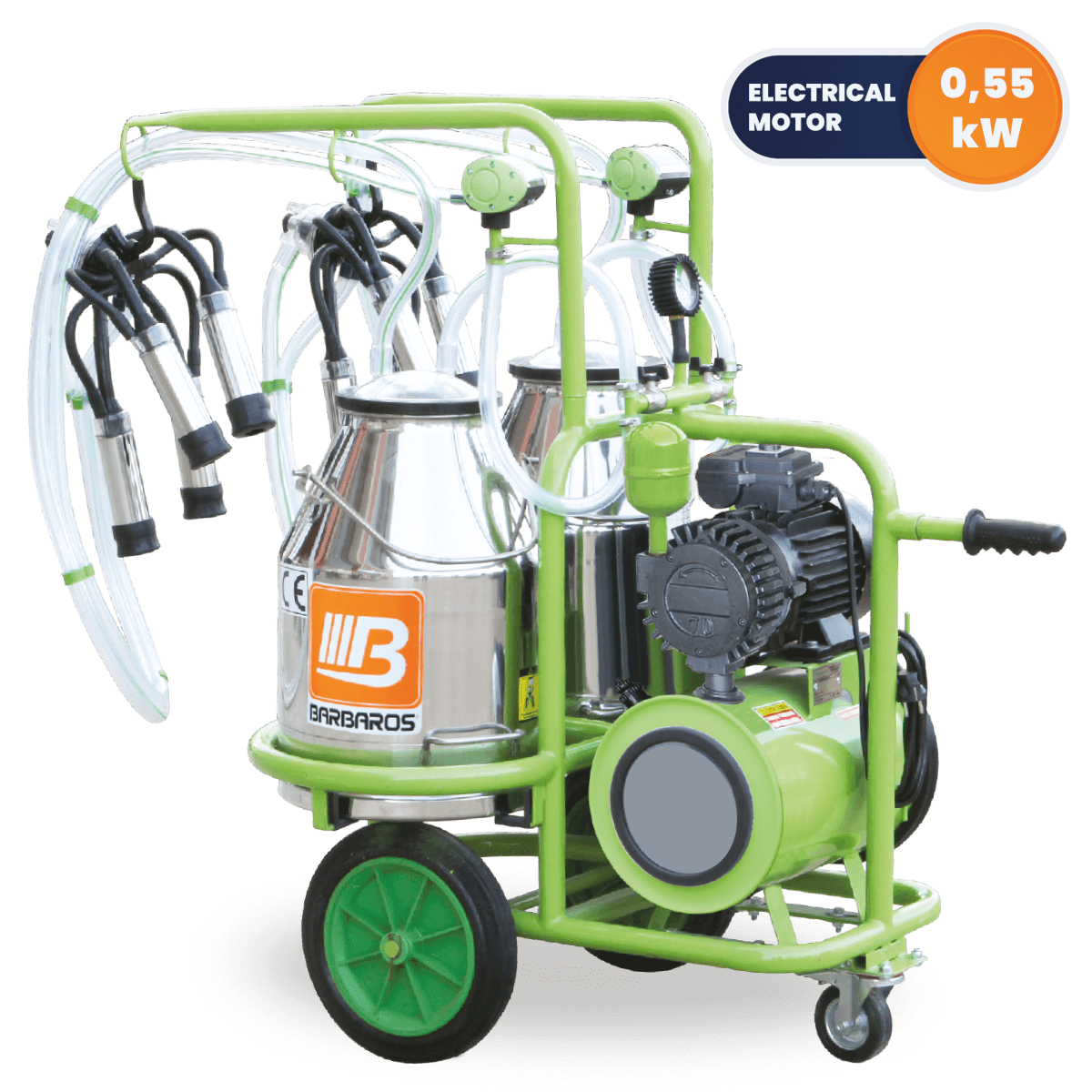 Universal Model Double Milking & Bucket Milking Machine