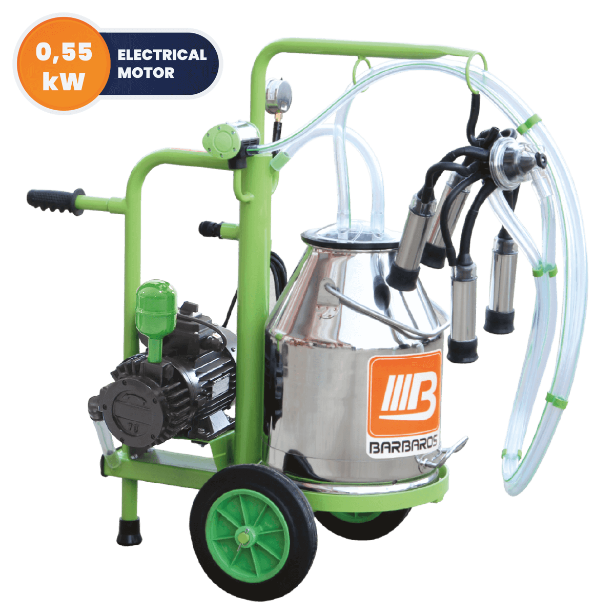 Yaprak Model Single Milking & Single Bucket Milking Machine
